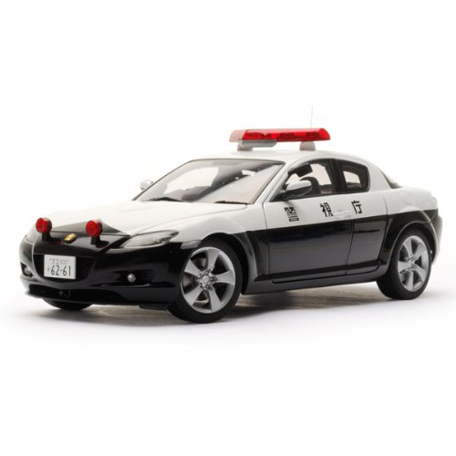 AUTOart Mazda Rx8 Police Car 1:18 Scale Diecast Model Car