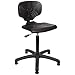 Milagon Cita BSP1211 Polyurethane Workseat on Star Base Budget Chair with Glides, High Profile, 23"-33" Adjustment Height