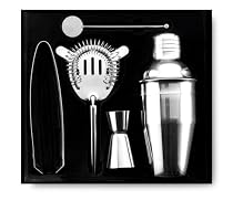 Cocktail Set - Bar Mixer SHAKER - BARSET - Edelstahl