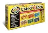Zoo Med Can O 6 Pack 1.2 oz Plus Stainless Steel Tongs