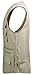Mrignt Men's Oversize Pockets Travels Sports Vest(Outdoor Coat)(US M (Asia XL),Light Khaki)