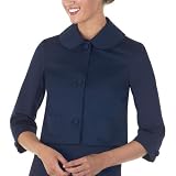 Isaac Mizrahi for Target Cropped Sateen Jacket - Navy