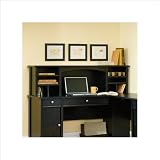 Sauder Sierra Heights Organizer Hutch in Ebony Ash