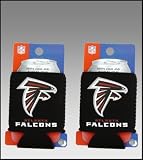 SET OF 2 ATLANTA FALCONS NFL CAN KADDY KOOZIES