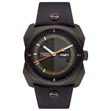 Diesel Men's DZ1239 Brown Ion-Plated Stainless Steel and Leather Watch