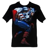 : Captain America Captain Action Mens T-Shirt