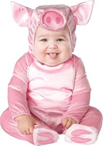 InCharacter Unisex-baby Infant Piggy Costume, Pink, Large