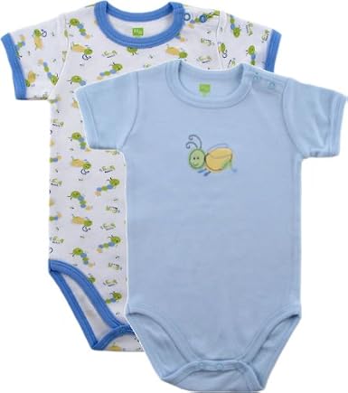 Hudson Baby Organic Bodysuit, 2-Pack