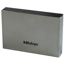 Mitutoyo Steel Rectangular Gage Block, ASME Grade 0, Metric