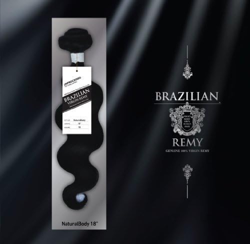 22 inch Indian 100% TRUE VIRGIN Remy Human Hair Extensions #1B Body Wave Weave (22")