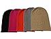 Unisex Knitted Cashmere and Merino Wool Winter Slouchy Beanie Hat