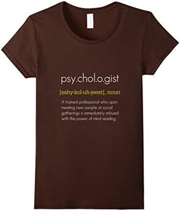 Psychologist T-Shirt - Female Medium - Brown