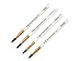 Fuji Finest Kolinsky *100% Pure Kolinsky Brushes* (Round Shape Acrylic Handle)