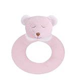Angel Dear New Flat Ring Rattles (Pink Bear)