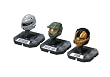 HALO Helmet 3PKs Series 1 - Set 3: Master Chief (Green), Rogue (Silver), CQB (Orange)