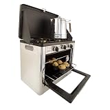 Camp Chef Camping Outdoor Oven with 2 Burner Camping Stove