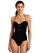 Robin Piccone Womens Military Lace Up 1pc Bandeau