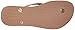 Havaianas Women's Slim Crystal Poem Flip Flop Sandal, Rose Gold, 7/8 M US