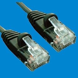 10pcs a Lot 7ft Cat5e UTP Ethernet Network Cable 350mhz Ul (10pack) Black