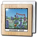Recessive Jeans - 6 Inch Tile Napkin Holder