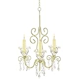 Gifts & Decor Shabby Elegance Scrollwork Candleholder Chic Decor