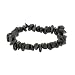 Sterling Silver .925 Genuine Hematite Stone Chip Stretch Bracelet