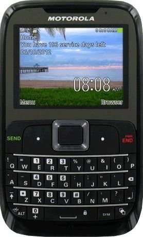 Motorola EX431G Prepaid Phone With Triple Minutes (Tracfone)