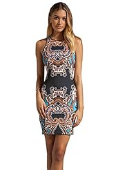 Sexy General Print Polyester/Satin/Spandex Bodycon Dress/Evening Dress/Homecoming Dress/Prom Dress/Party Dress/Wedding Dress/Midi Dress 