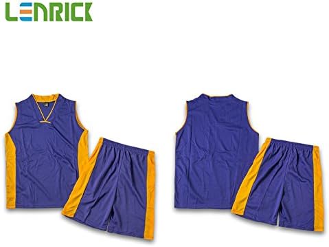 Lenrick Youth Basketball Jerseys Big Boy Uniforms Children Team Sport Tracksuits Boy Trainning Sets