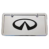 Infiniti G35 G37 M35 M45 EX35 FX35 FX50 QX56 Front License Plate Frame Tag Chrome
