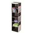 Hanging 6-Shelf Sweater Organizer - Black