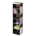 Hanging 6-Shelf Sweater Organizer - Black
