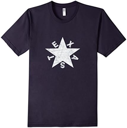 Men's Republic of Texas Lone Star American Patriotic T-Shirt Large Navy