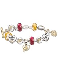 Go Redskins! #1 Fan Charm Bracelet by The Bradford Exchange