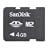 Sandisk 4GB M2 Memory Stick Micro (SDMSM2-4096/004G, Bulk Package)