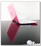 TopCase Pink Crystal See Thru Hard Case Cover for New Macbook 13 White Unibody (A1342/Oct 2009) with FREE Mouse Pad