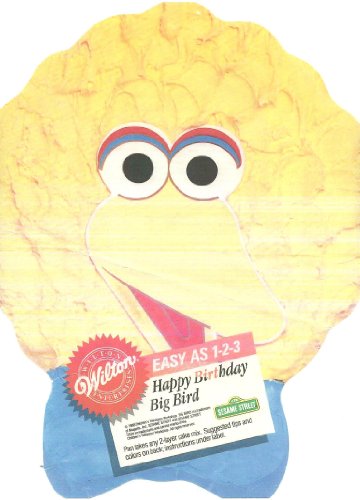 Wilton 1 2 3 Cake Pan: Sesame Street's Big Bird with Bow Tie (2105-9407, 1988) Cheap Wilton 1 2 3 Cake Pan: Sesame Street's Big Bird with Bow Tie (2105-9407, 1988)