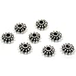 8 Bali Spacer Beads Sterling Silver Spiral Parts 9mm
