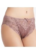 Portfolio Waves Texture & Lace High Leg Knickers [T81-2018L-S]