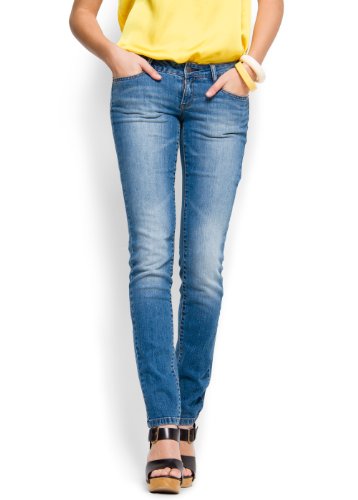 Mango Women's Skinny Ripped Jeans - 6 - Medium Denim product image