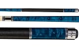 Players Classically Styled Sky-Blue Maple Pool Cue (C-955)
