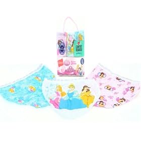 Disney Princess 2 Packs of 3 -1/2 Dozen- Cotton Briefs Sz. 6 Underwear By Hanes