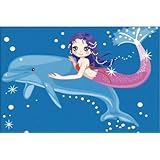 Diy oil painting, paint by number kits for kids - Mermaid 20X30cm.