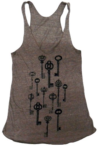Friendly Oak Women's Antique Keys Tank Top