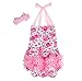 Binmer(TM) Baby Girls Kid Halter Lace Romper Backless Sunsuit Jumpsuit Dress
