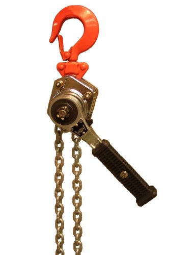 Elephant Lifting YII-25 Ratchet Mini Lever Hoist, 6-3/32" Lever, 550 lbs Capacity, 3.25' Lift Height, 47/64" Opening