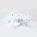 Syma X5SC Nuova Versione Syma X5SC-1 Falcon Drone videocamera HD Vibrazione di 4 Canali 2.4G Telecomando Quadcopter 6 Asse 3D Fly UFO 360 Gradi Eversione (Bianco\White)  