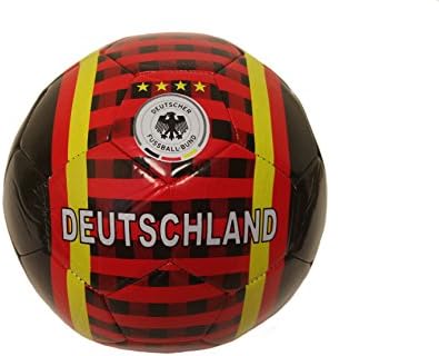 SUPERDAVES SUPERSTORE Deutschland Germany Black Deutscher Fussball - Bund Logo Soccer Ball Size 5. New