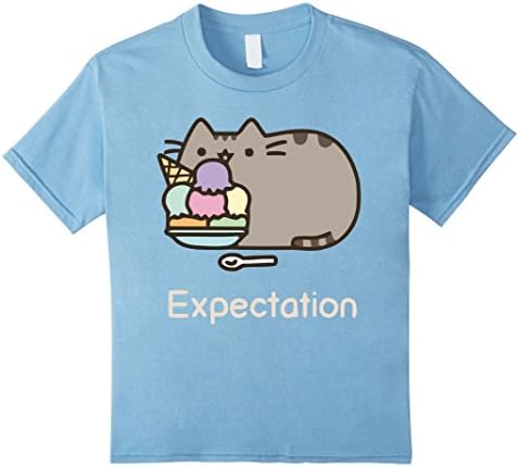 Kids Cat Expectation TShirt 12 Baby Blue
