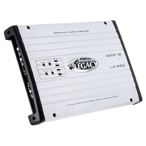 LEGACY LA689 2000 Watts 4 Channel Bridgeable MOSFET Amplifier